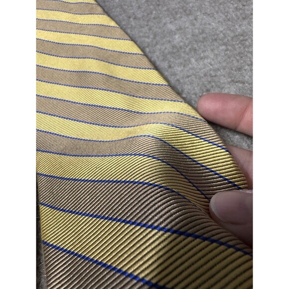 Brooks Brothers Tie Lot of 2: Repp Stripe,‎ Geometric Dots, Both Gold - Picture 8 of 9